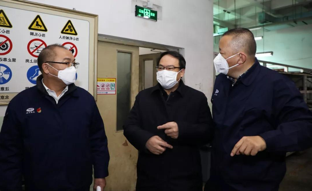 杨金成到长城电子、综合院检查指导疫情防控和复工复产工作